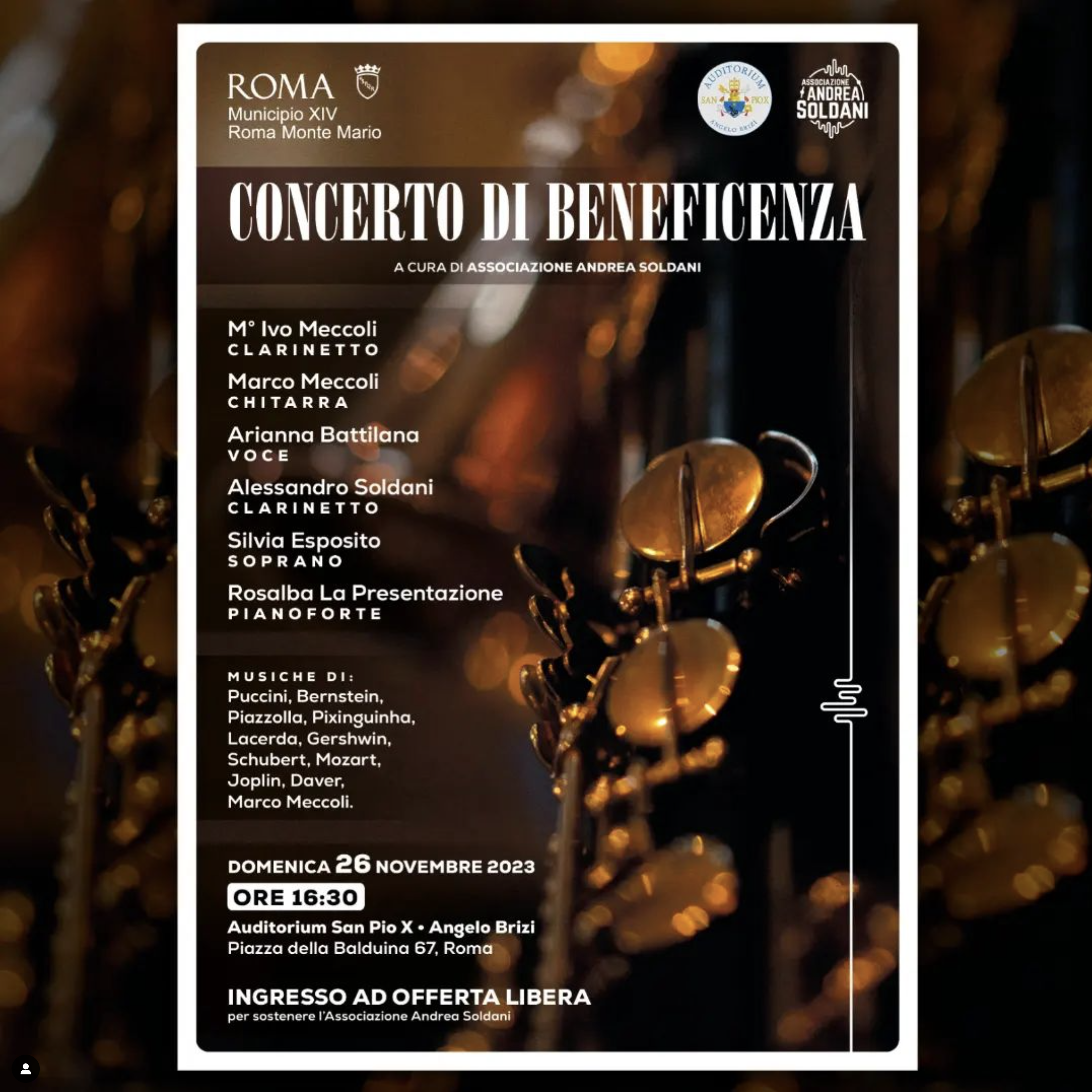 CONCERTO DI BENEFICENZA